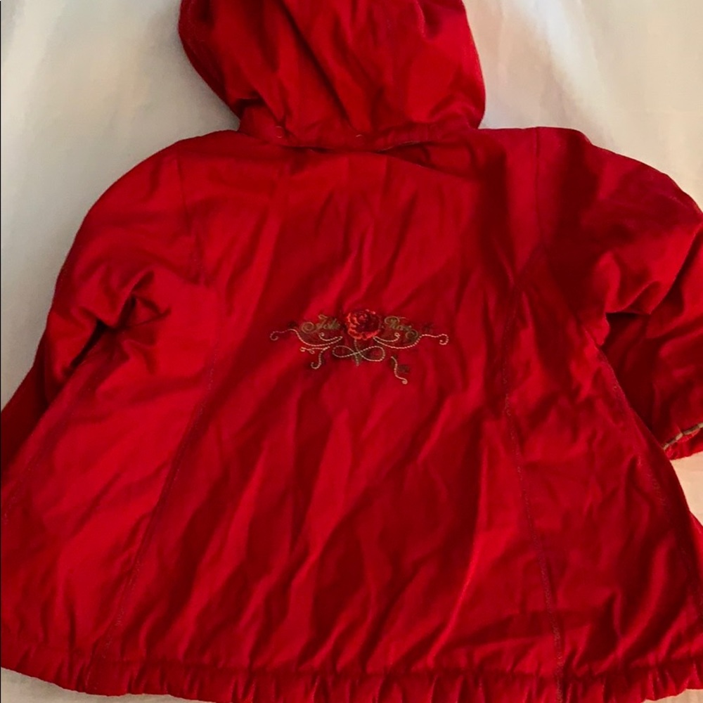 Adorable Red Winter/fall Coat - Picture 6 of 8